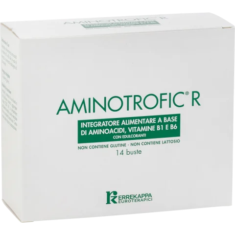 Aminotrofic R 14 Bustine - Integratore alimentare di aminoacidi e vitamina B