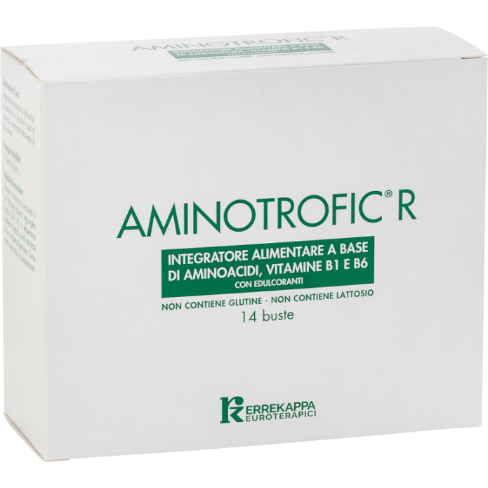 Aminotrofic R 14 Bustine - Integratore alimentare di aminoacidi e vitamina B