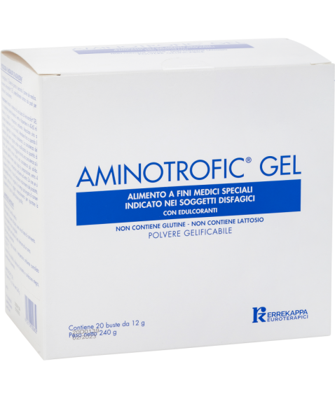 Aminotrofic Gel 20 Buste - Alimento a fini medici speciali per soggetti disfagici