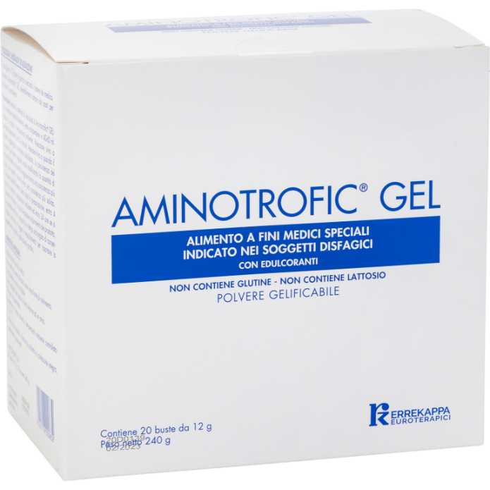 Aminotrofic Gel 20 Buste - Alimento a fini medici speciali per soggetti disfagici