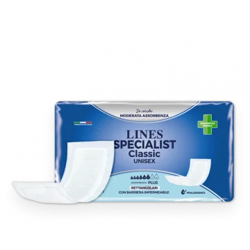 Lines Specialist Assorbenti Rettangolari PLUS Con Barriera 30 Pezzi