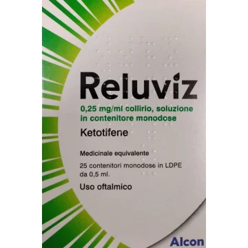 Reluviz Collirio 0,25 Mg 0,5Ml Confezione 25 Flaconcini