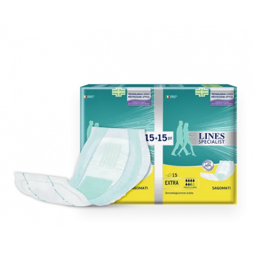 Lines Specialist Classic Pannolone Sagomato EXTRA 30 Pezzi