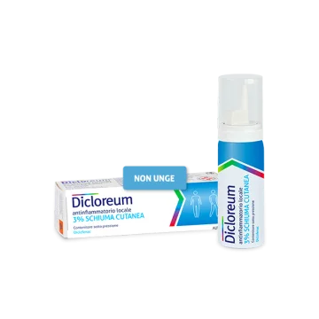 Dicloreum Antinfiammatorio locale - 3% schiuma cutanea 50g