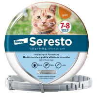 Seresto Collare Antiparassitario per Gatti 1,2 gr + 0,56 gr 38 cm