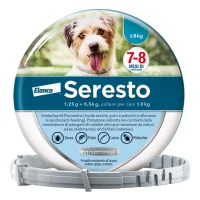 Seresto Collare Antiparassitario per Cani fino a 8 Kg 1,25+0,56 gr