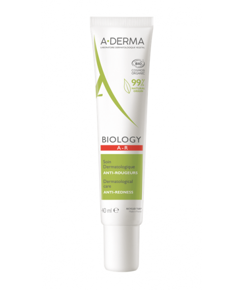 A-Derma Biology A/R 40 ml - Trattamento dermatologico anti-rossori viso