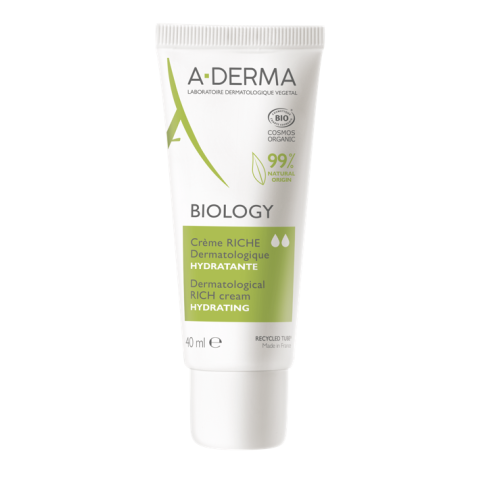 A-Derma Biology Crema Ricca Dermatologica Idratante Viso 40 ml - Per la pelle fragile e secca A-Derma Biology Crema Ricca Dermatologica Idratante Viso 40 ml - Per la pelle fragile e secca