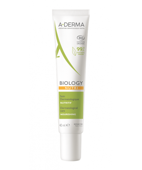 A-Derma Biology Nutri 40 ml - Trattamento dermatologico nutritivo viso