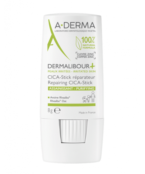 A-Derma Dermalibour+ CICA-Stick Ristrutturante 8 gr - Lenisce le piccole irritazioni in qualsiasi momento della giornata