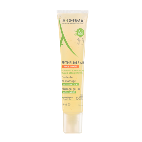 A-Derma Epitheliale A.H Gel-Olio da Massaggio 40 ml - Lenisce la pelle e migliora l'aspetto delle cicatrici e delle smagliature A-Derma Epitheliale A.H Gel-Olio da Massaggio 40 ml - Lenisce la pelle e migliora l'aspetto delle cicatrici e delle smagliature
