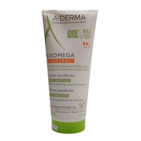 A-Derma Exomega Control Crema Emolliente “anti-grattage” Lenisce il prurito e nutre 200 ml A-Derma Exomega Control Crema Emolliente “anti-grattage” Lenisce il prurito e nutre 200 ml