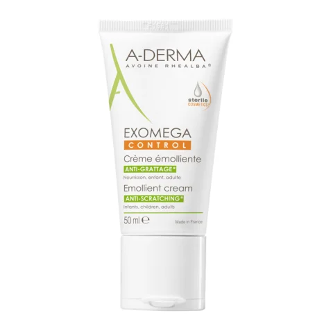 A-Derma Exomega Control Crema Emolliente Cosmetico Sterile 50 ml - Lenisce il prurito e nutre la pelle A-Derma Exomega Control Crema Emolliente Cosmetico Sterile 50 ml - Lenisce il prurito e nutre la pelle