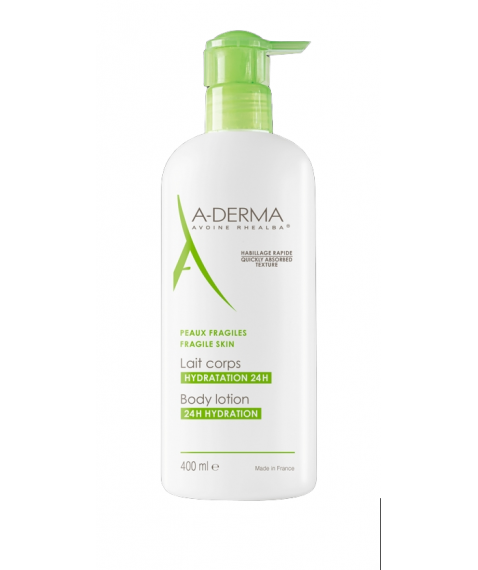 A-Derma Les Indispensables Latte Corpo Idratazione 24h 400 ml - Idrata lenisce e dona comfort