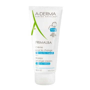 A-Derma Primalba Crema per il Cambio 100 ml - Protegge lenisce e riduce l'arrossamento del sederino