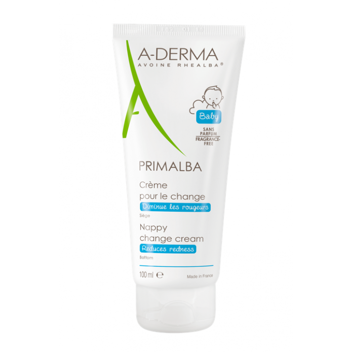 A-Derma Primalba Crema per il Cambio 100 ml - Protegge lenisce e riduce l'arrossamento del sederino