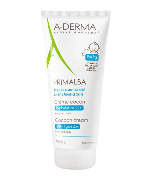 A-Derma Primalba Crema Cocon 200 ml - Lenisce protegge e idrata la pelle del bambino dalla nascita