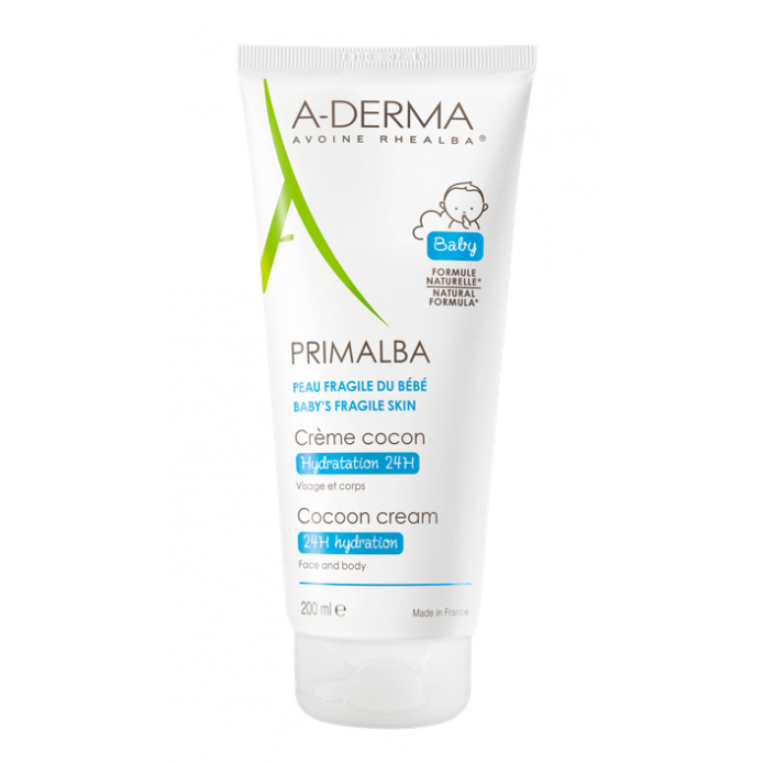 A-Derma Primalba Crema Cocon 200 ml - Lenisce protegge e idrata la pelle del bambino dalla nascita