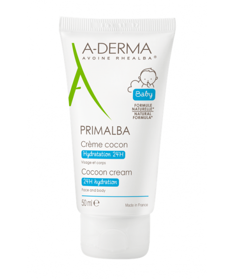 A-Derma Primalba Crema Cocon 50 ml - Lenisce protegge e idrata la pelle del bambino dalla nascita