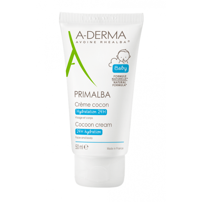 A-Derma Primalba Crema Cocon 50 ml - Lenisce protegge e idrata la pelle del bambino dalla nascita