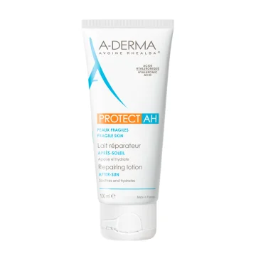 A-Derma Protect AH Latte Ristrutturante Doposole 100 ml - Lenisce idrata e rinforza la pelle fragile dopo l'esposizione