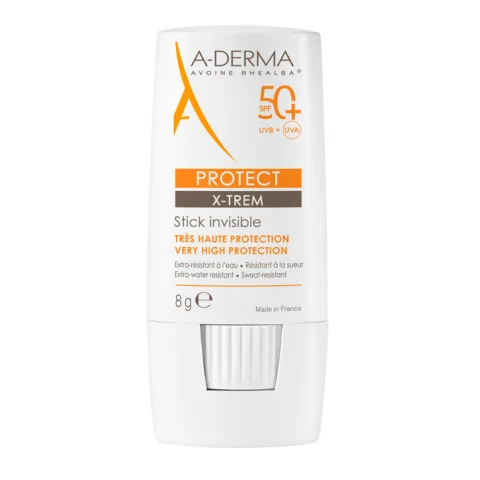 A-Derma Protect X-Trem Stick Solare Invisibile SPF 50+ 8 gr - Protezione molto alta