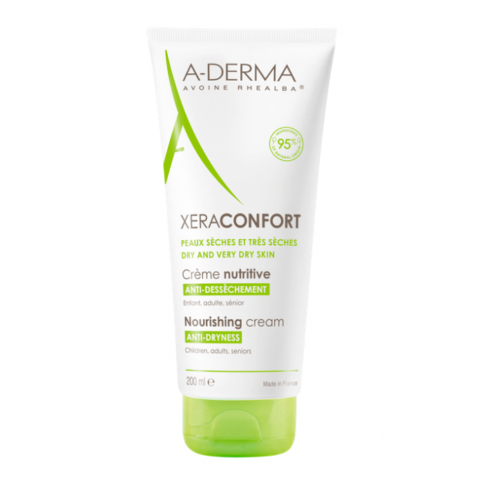 A-Derma Xeraconfort Crema Nutritiva 200 ml - Idrata nutre e lenisce la pelle da secca a molto secca