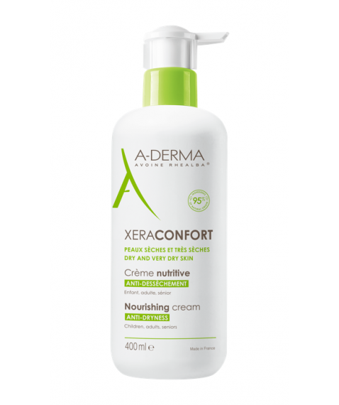 A-Derma Xeraconfort Crema Nutritiva 400 ml - Idrata nutre e lenisce la pelle da secca a molto secca