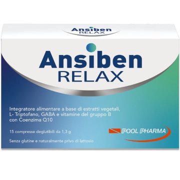 Ansiben Relax  - Integratore contro Ansia e Stress 15 Compresse