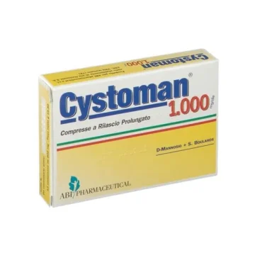 Cystoman 1000 12 Compresse a Rilascio Prolungato - Integratore alimentare per la cistite