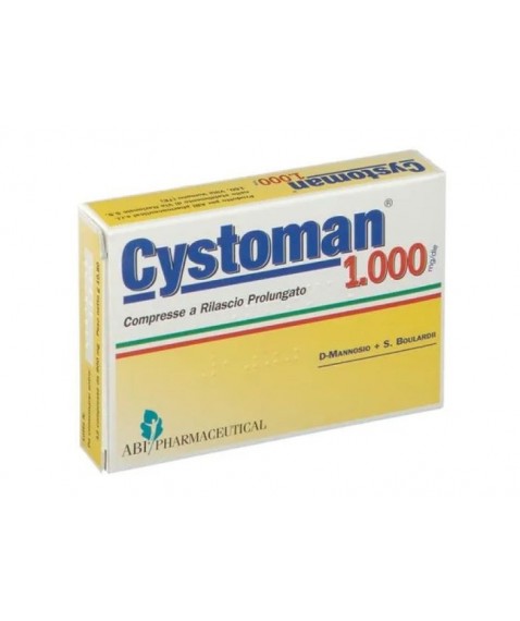 Cystoman 1000 12 Compresse a Rilascio Prolungato - Integratore alimentare per la cistite
