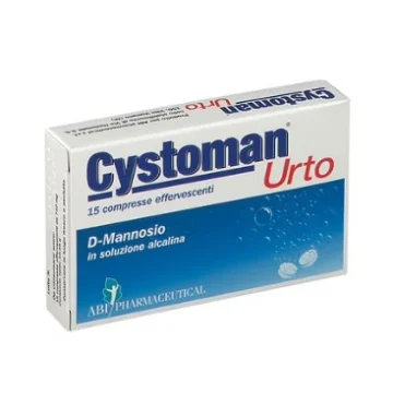 Cystoman Urto 15 Compresse Effervescenti - Integratore alimentare per la cura della cistite