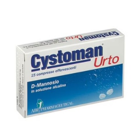 Cystoman Urto 15 Compresse Effervescenti - Integratore alimentare per la cura della cistite Cystoman Urto 15 Compresse Effervescenti - Integratore alimentare per la cura della cistite