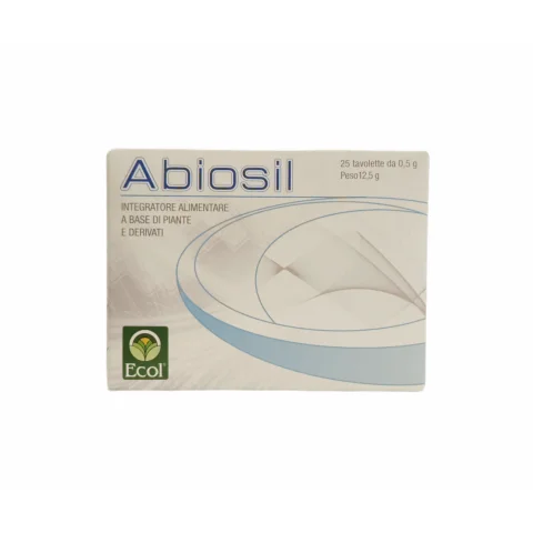 Abiosil 25 Tavolette da 0,5 gr - Integratore per il sistema immunitario Abiosil 25 Tavolette da 0,5 gr - Integratore per il sistema immunitario