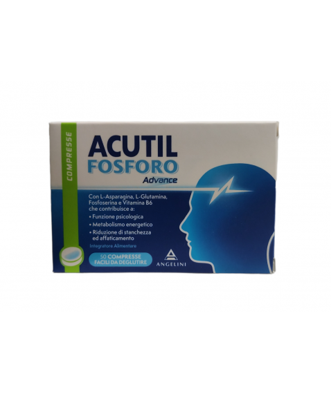Acutil Fosforo Advance 50 Compresse - Integratore alimentare contro stanchezza e fatica 