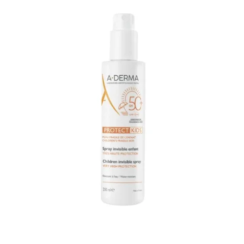 Aderma Protect Kids Spray invisibile bambini SPF 50+ protezione molto alta 200ml