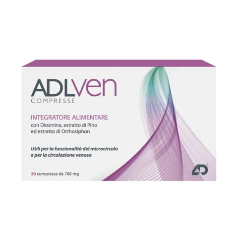 Adlven 30 Compresse - Integratore per il microcircolo e per la circolazione venosa