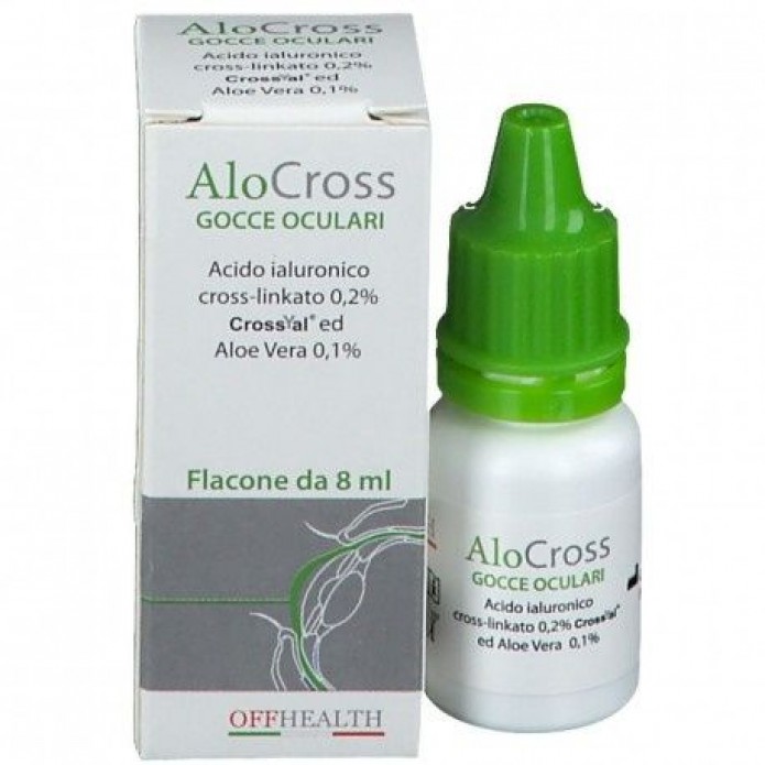 Alocross Soluzione Oftalmica 8 ml - Collirio lubrificante