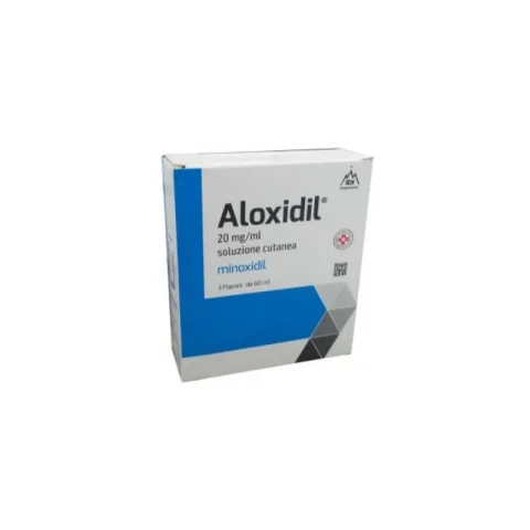 Aloxidil Soluzione Cutanea 20 mg/ml 3 Flaconi da 60 ml - Trattamento contro l'alopecia