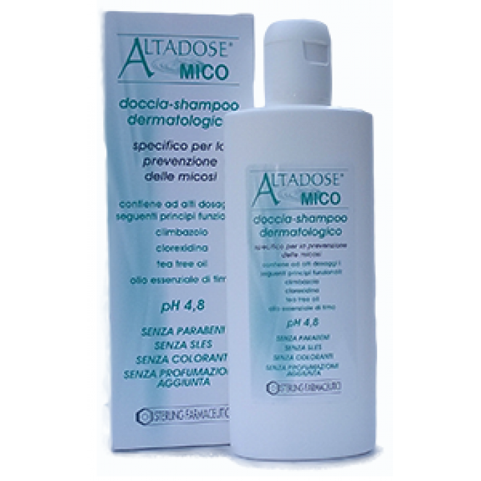 Altadose Mico Doccia Shampoo Dermatologico Specifico per la Prevenzione delle Micosi 200 ml
