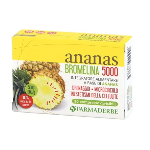 Ananas Bromelina 5000 Integratore Alimentare 30 compresse