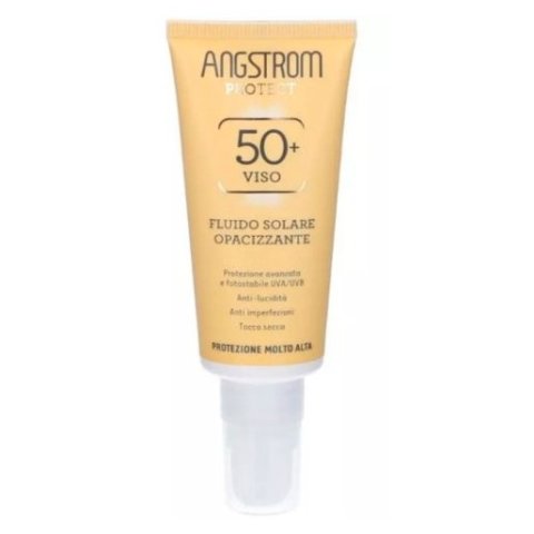 Angstrom Fluido Solare Opacizzante Viso Protezione molto alta 50+