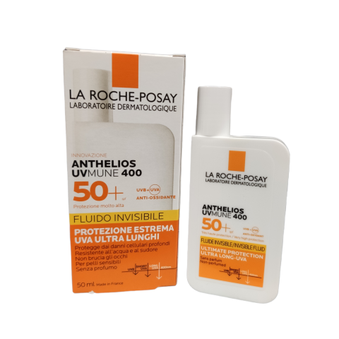 Anthelios UVMune 400 Spf50+ Fluido Solare Invisibile Senza Profumo 50 ml Anthelios UVMune 400 Spf50+ Fluido Solare Invisibile Senza Profumo 50 ml