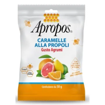 Apropos Caramelle alla Propoli Gusto Agrumi 50 gr