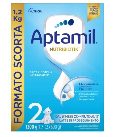 Nutricia Aptamil 2 - Latte di proseguimento dai 6 ai 12 mesi 1200gr