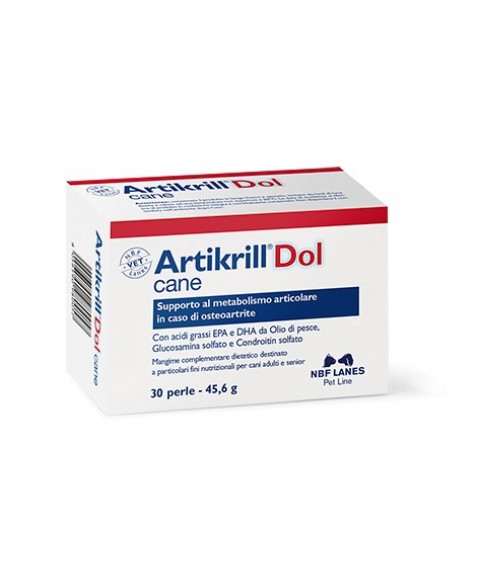 Artikrill Dol Cane 30 Perle - Supporto al metabolismo articolare in caso di osteoartrite
