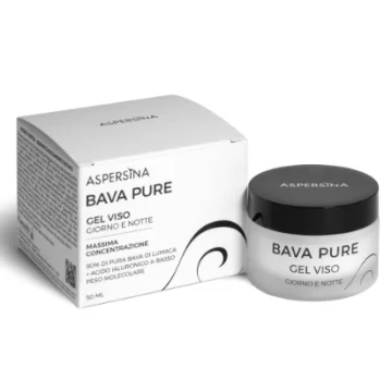 Aspersina Bava Pure Gel Viso Giorno e Notte 50 ml - Massima concentrazione di bava di lumaca