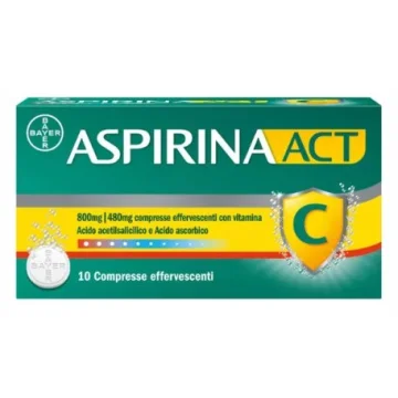 Aspirina act 10 compresse effervescenti