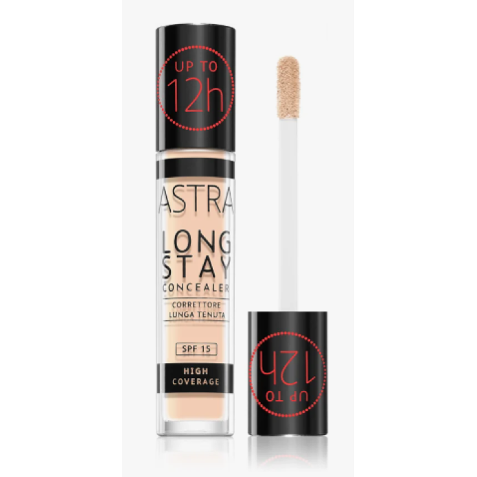 Astra Long Stay Concealer Correttore Lunga Durata 1c Ivory