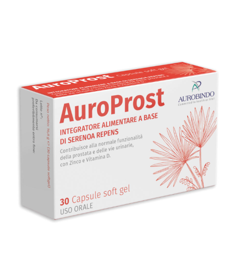 AuroProst Integratore per prostata e vie urinarie 30 capsule